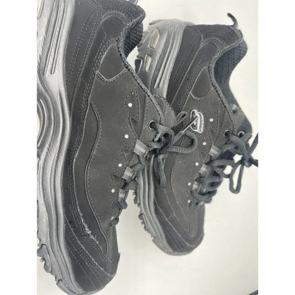Skechers D’ Lites Play on Women Leather Sneakers Size 8.5